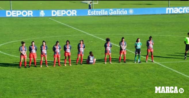 حرکت جنجالی دختر فوتبالیست در بی احترامی به مارادونا جهانی شد