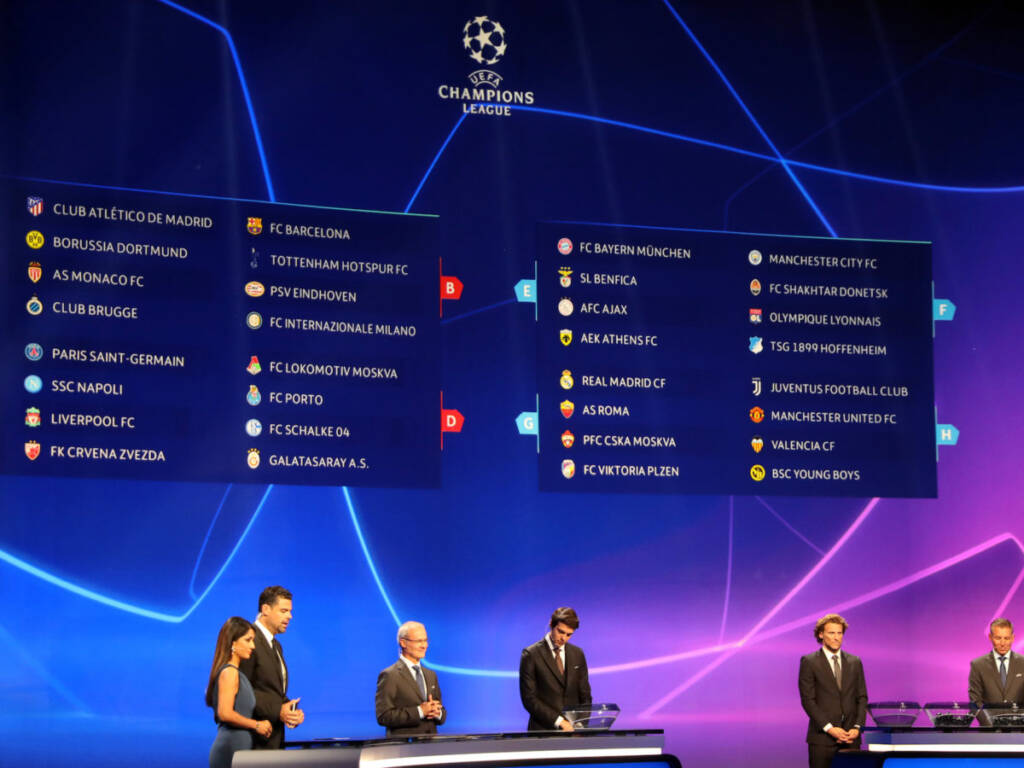 جدول گروه های لیگ قهرمانان اروپا 2022/2023